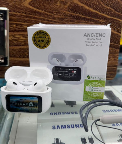 AirPods Pro A9 – Double Dark Noise Reduction with ANC & ENC, Battery Display, and Touch Control