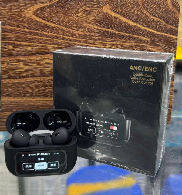 AirPods Pro A9 – Double Dark Noise Reduction with ANC & ENC, Battery Display, and Touch Control