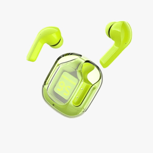 Air 31 Earbuds Wireless Earbuds With Crystal Transparent Case With Type-c Charging | Earbuds Bluetooth 5.3 – With Pouch