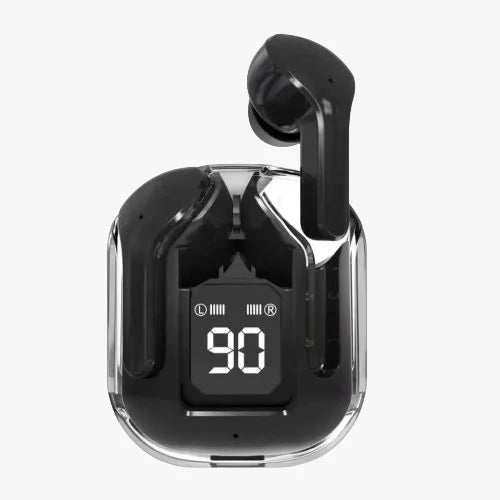 Air 31 Earbuds Wireless Earbuds With Crystal Transparent Case With Type-c Charging | Earbuds Bluetooth 5.3 – With Pouch
